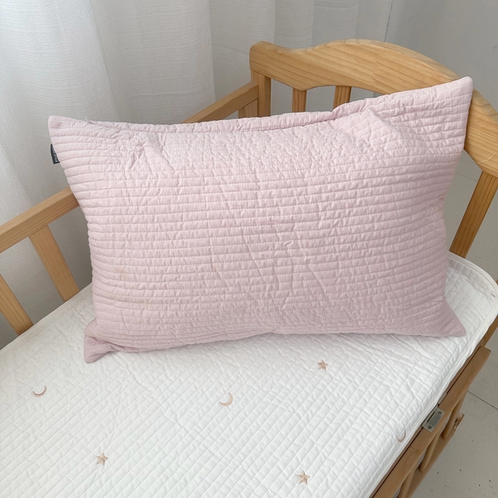 91家纺网 家纺一手货源 找家纺 （总）期遇家居 2025新款糖果色双面绗缝枕套（不含枕芯）双面可用