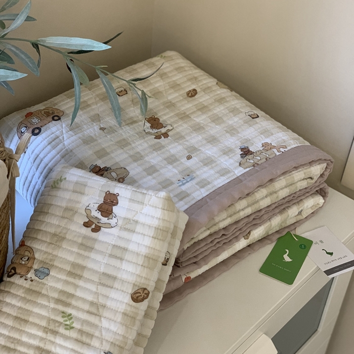 汇庭 2025春夏新款莱赛尔床盖两件套系列 环游庄园