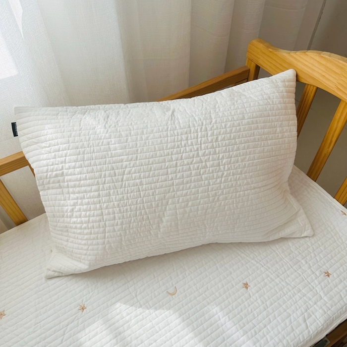 91家纺网 家纺一手货源 找家纺 （总）期遇家居 2025新款糖果色双面绗缝枕套（不含枕芯）双面可用