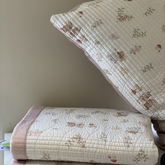 91家纺网 家纺一手货源 找家纺 汇庭 2025春夏新款莱赛尔床盖两件套系列 吉吉庄园