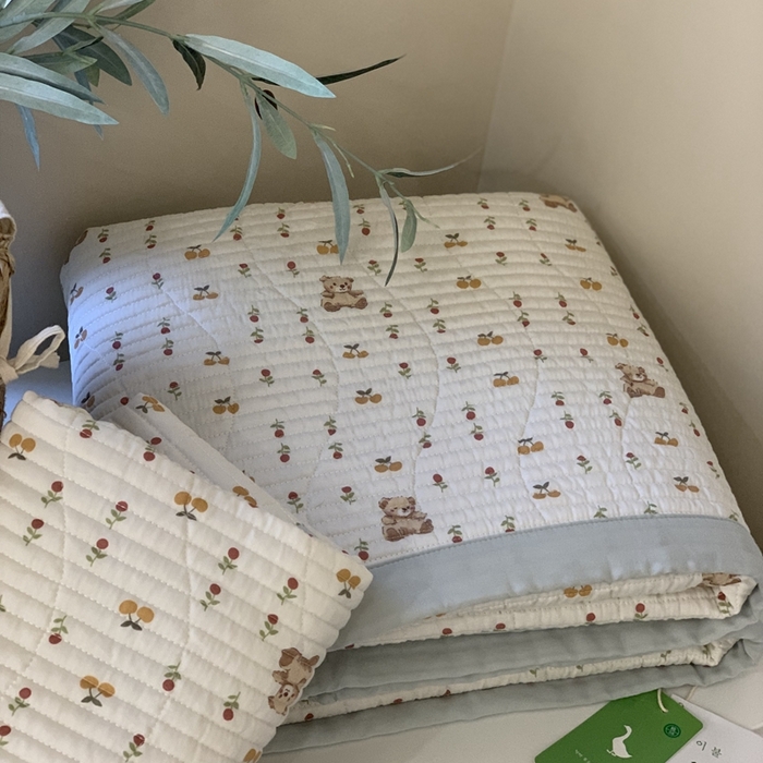 91家纺网 家纺一手货源 找家纺 汇庭 2025春夏新款莱赛尔床盖两件套系列 太阳熊庄园