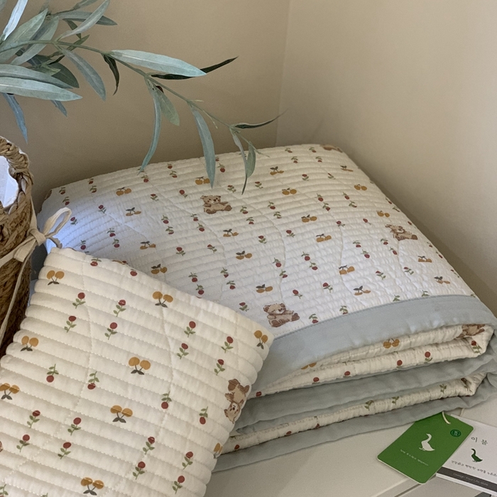 汇庭 2025春夏新款莱赛尔床盖两件套系列 太阳熊庄园