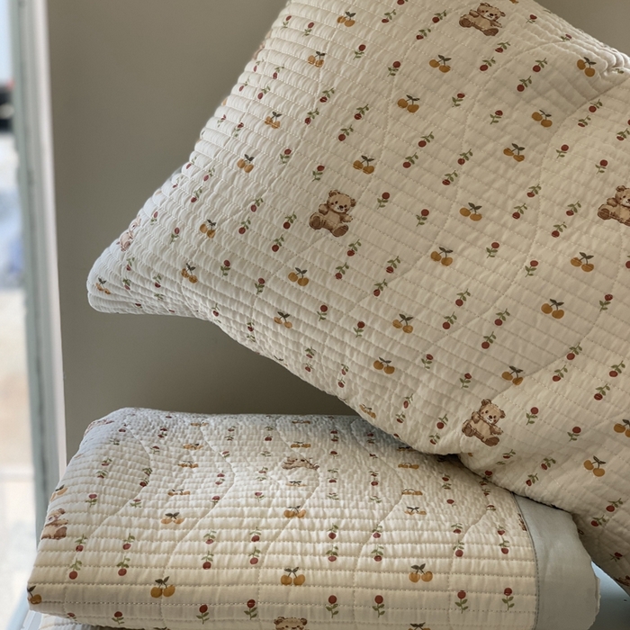 91家纺网 家纺一手货源 找家纺 汇庭 2025春夏新款莱赛尔床盖两件套系列 太阳熊庄园