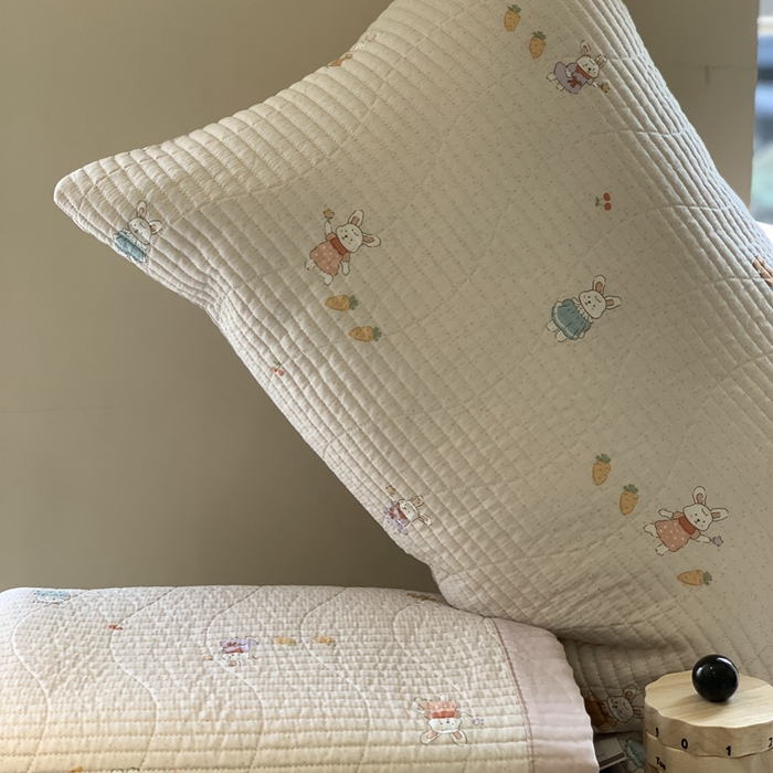 91家纺网 家纺一手货源 找家纺 汇庭 2025春夏新款莱赛尔床盖两件套系列 智慧庄园