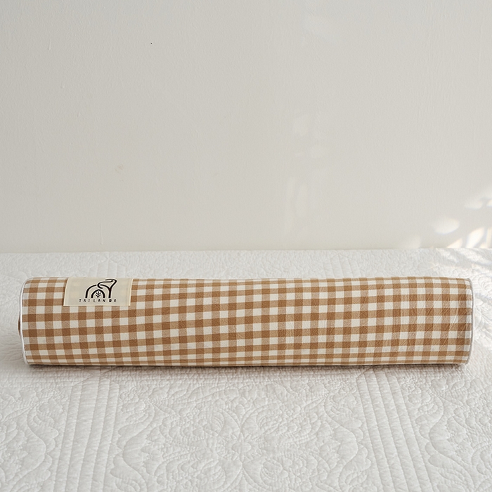 91家纺网 家纺一手货源 找家纺 （总）鼎盛乳胶 2025新款水洗棉圆柱乳胶枕 枕头枕芯