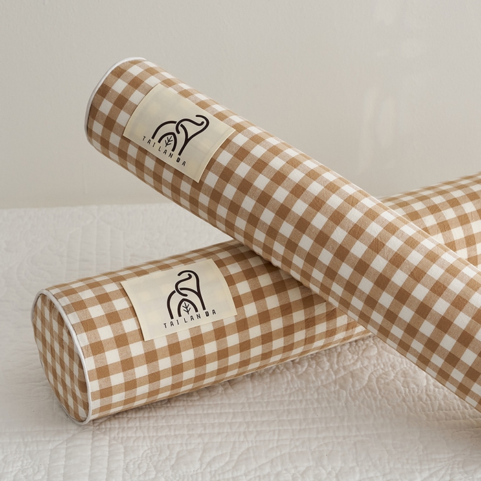 91家纺网 家纺一手货源 找家纺 （总）鼎盛乳胶 2025新款水洗棉圆柱乳胶枕 枕头枕芯