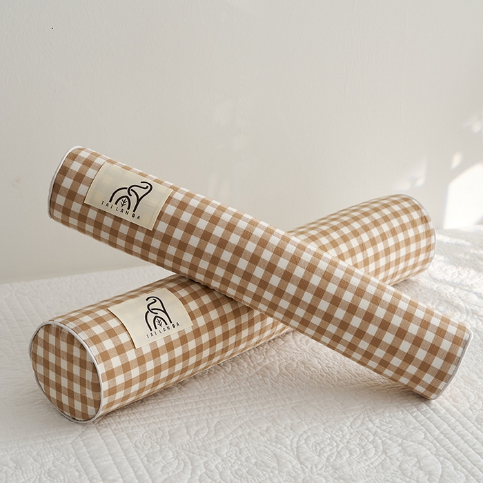 91家纺网 家纺一手货源 找家纺 （总）鼎盛乳胶 2025新款水洗棉圆柱乳胶枕 枕头枕芯