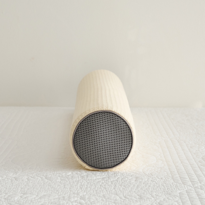 91家纺网 家纺一手货源 找家纺 鼎盛乳胶 2025新款针织圆柱乳胶枕 枕头枕芯 针织乳胶圆柱枕-黄色 50x10cm/只