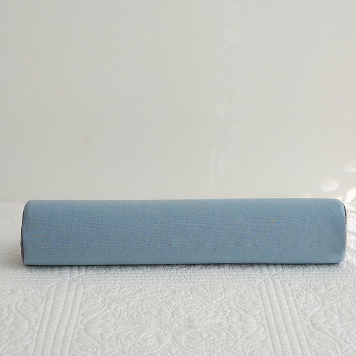 91家纺网 家纺一手货源 找家纺 鼎盛乳胶 2025新款多功能圆柱乳胶枕 枕头枕芯 多功能乳胶圆柱枕-蓝 60x10cm/只