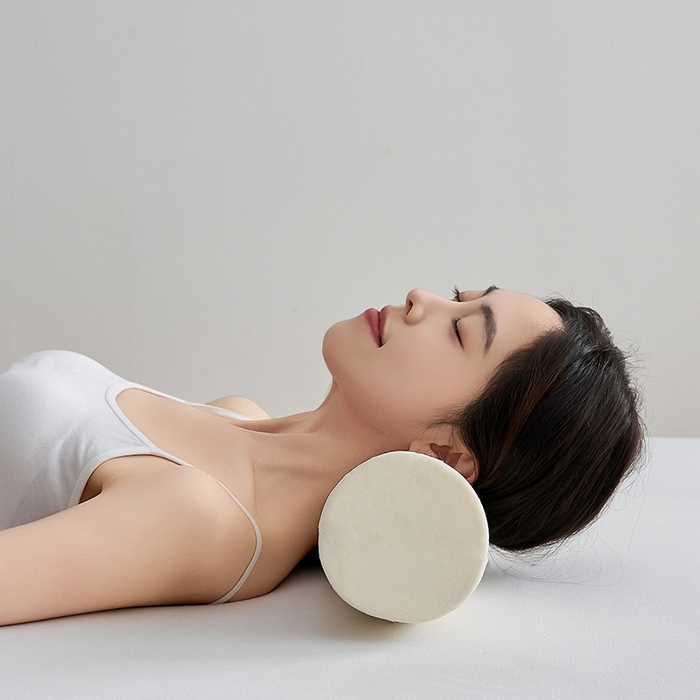 91家纺网 家纺一手货源 找家纺 鼎盛乳胶 2025新款针织圆柱乳胶枕 枕头枕芯 圆柱乳胶内芯图 60x10cm/只