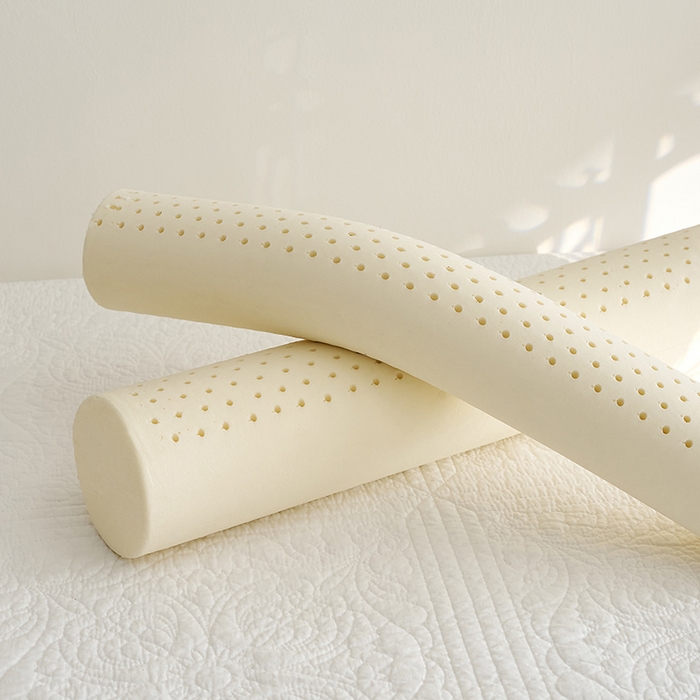 91家纺网 家纺一手货源 找家纺 鼎盛乳胶 2025新款针织圆柱乳胶枕 枕头枕芯 圆柱乳胶内芯图 60x10cm/只