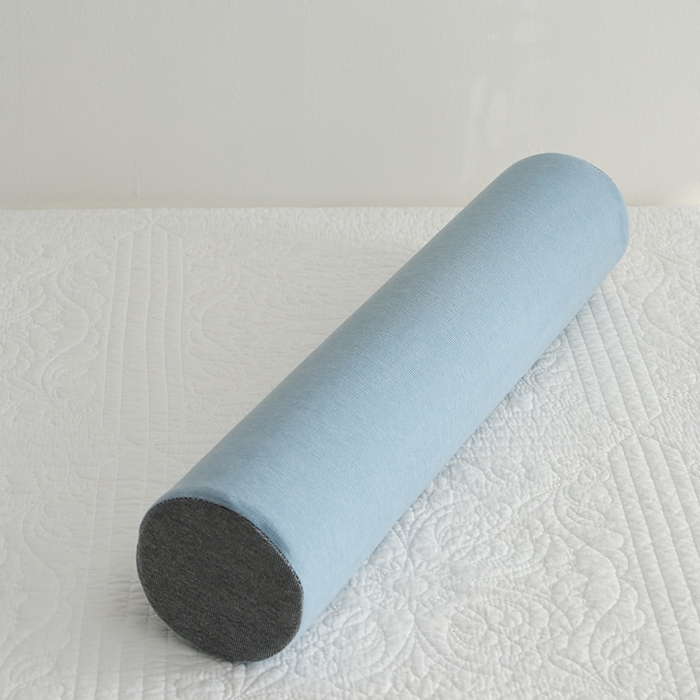 91家纺网 家纺一手货源 找家纺 鼎盛乳胶 2025新款多功能圆柱乳胶枕 枕头枕芯 多功能乳胶圆柱枕-蓝 60x12cm/只