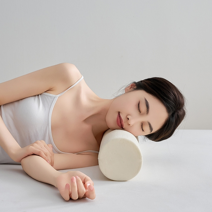 91家纺网 家纺一手货源 找家纺 鼎盛乳胶 2025新款多功能圆柱乳胶枕 枕头枕芯 圆柱乳胶内芯图 60x12cm/只