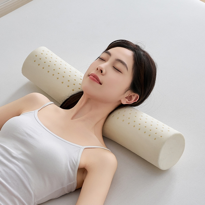 91家纺网 家纺一手货源 找家纺 鼎盛乳胶 2025新款多功能圆柱乳胶枕 枕头枕芯 圆柱乳胶内芯图 60x12cm/只