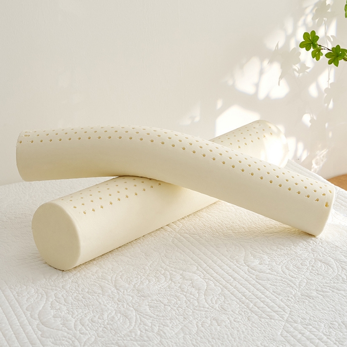 鼎盛乳胶 2025新款针织圆柱乳胶枕 枕头枕芯 圆柱乳胶内芯图 60x12cm/只