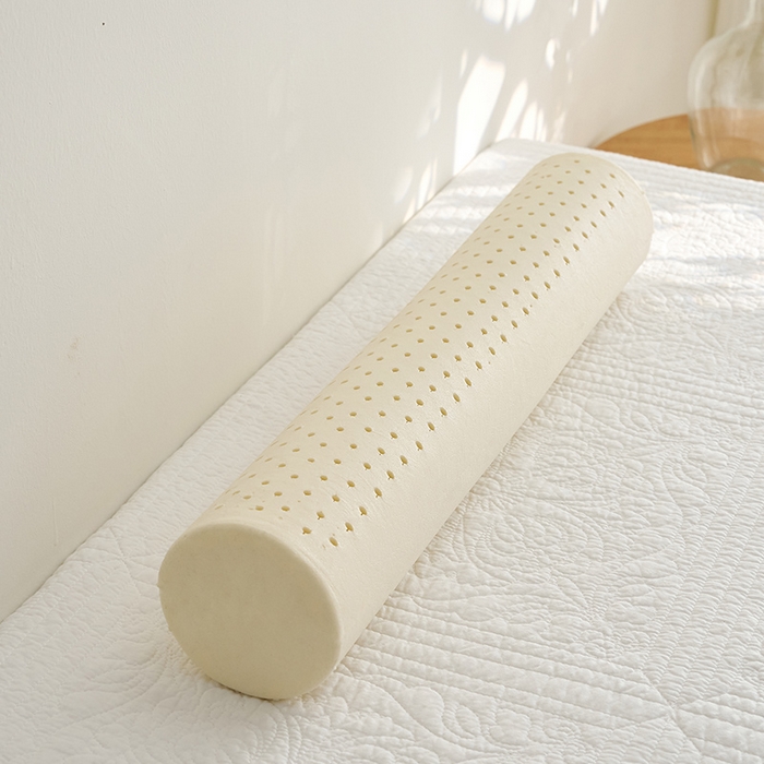 91家纺网 家纺一手货源 找家纺 鼎盛乳胶 2025新款针织圆柱乳胶枕 枕头枕芯 圆柱乳胶内芯图 60x12cm/只