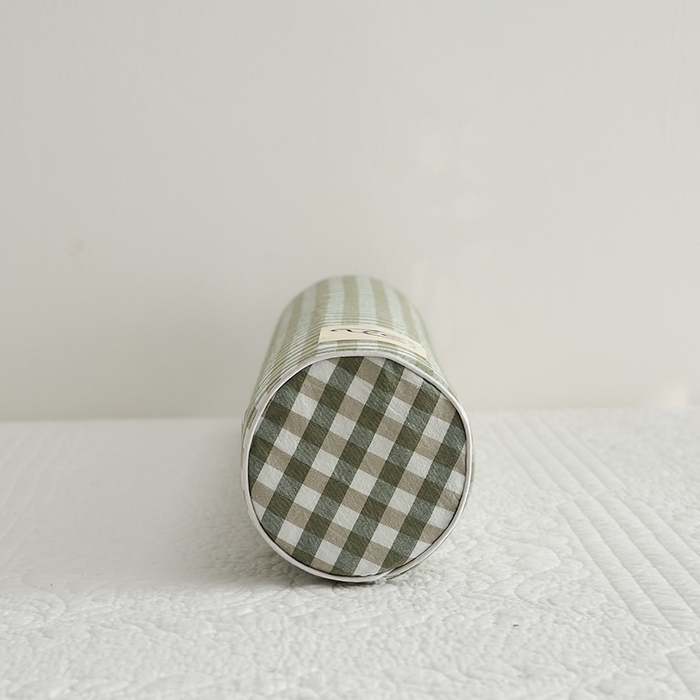 91家纺网 家纺一手货源 找家纺 鼎盛乳胶 2025新款水洗棉圆柱乳胶枕 枕头枕芯 水洗棉乳胶圆柱枕-绿色 60x12cm/只