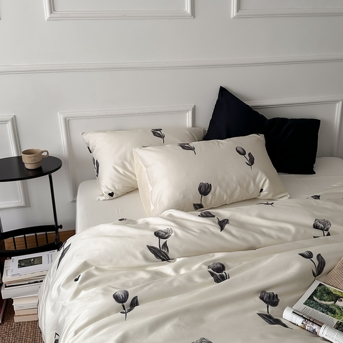 91家纺网 家纺一手货源 找家纺 （总）柚可家居 2025新款全棉纯棉数码印花四件套