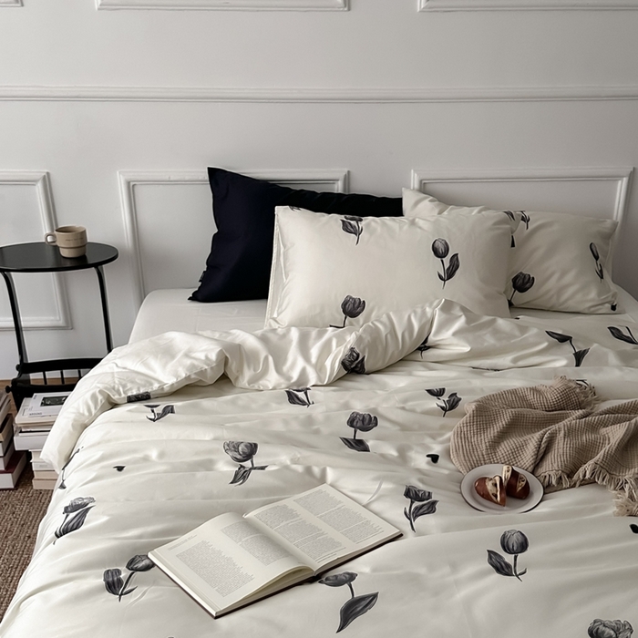 91家纺网 家纺一手货源 找家纺 （总）柚可家居 2025新款全棉纯棉数码印花四件套