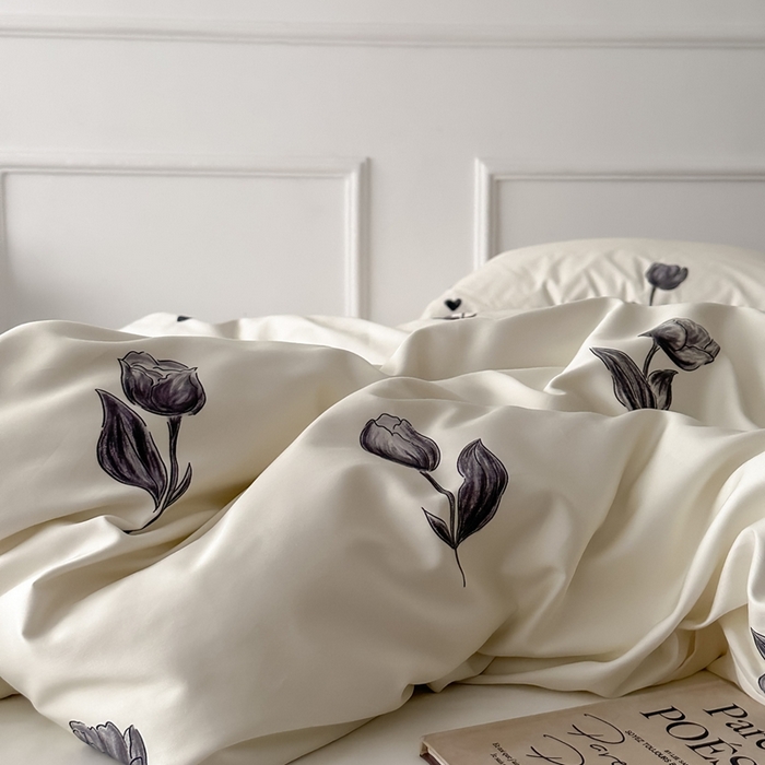 91家纺网 家纺一手货源 找家纺 （总）柚可家居 2025新款全棉纯棉数码印花四件套