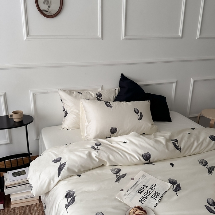 91家纺网 家纺一手货源 找家纺 （总）柚可家居 2025新款全棉纯棉数码印花四件套