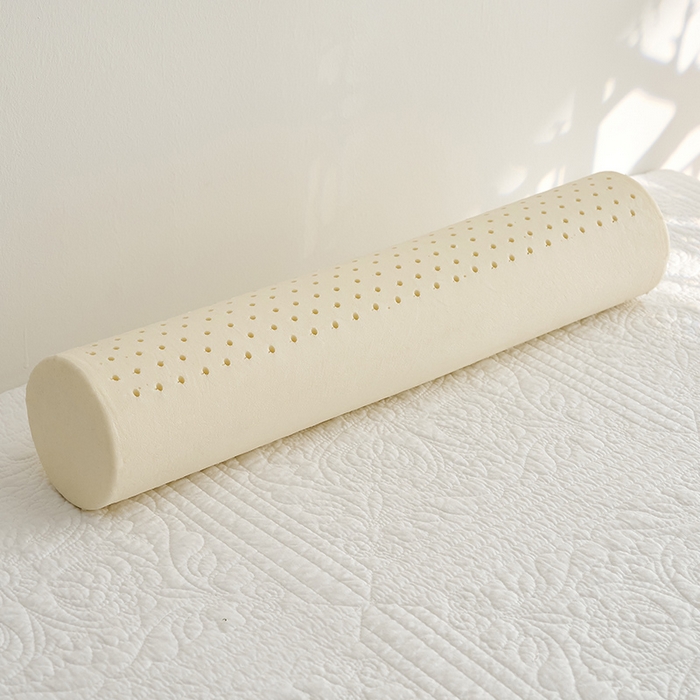 91家纺网 家纺一手货源 找家纺 鼎盛乳胶 2025新款水洗棉圆柱乳胶枕 枕头枕芯 圆柱乳胶内芯图 60x12cm/只