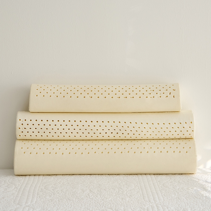 91家纺网 家纺一手货源 找家纺 鼎盛乳胶 2025新款水洗棉圆柱乳胶枕 枕头枕芯 圆柱乳胶内芯图 60x12cm/只