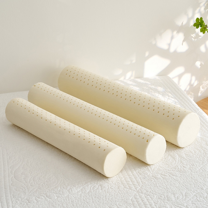 91家纺网 家纺一手货源 找家纺 鼎盛乳胶 2025新款水洗棉圆柱乳胶枕 枕头枕芯 圆柱乳胶内芯图 60x12cm/只