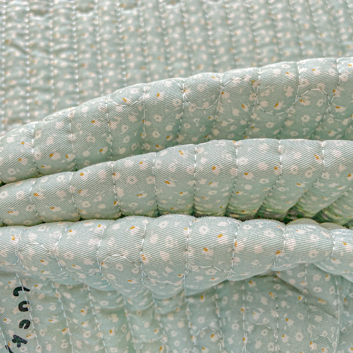 91家纺网 家纺一手货源 找家纺 恒尚居 2025新款莫代尔天丝夏季床盖印花夹棉床单三件套床褥垫-系列二 莫代尔-芬迪-绿