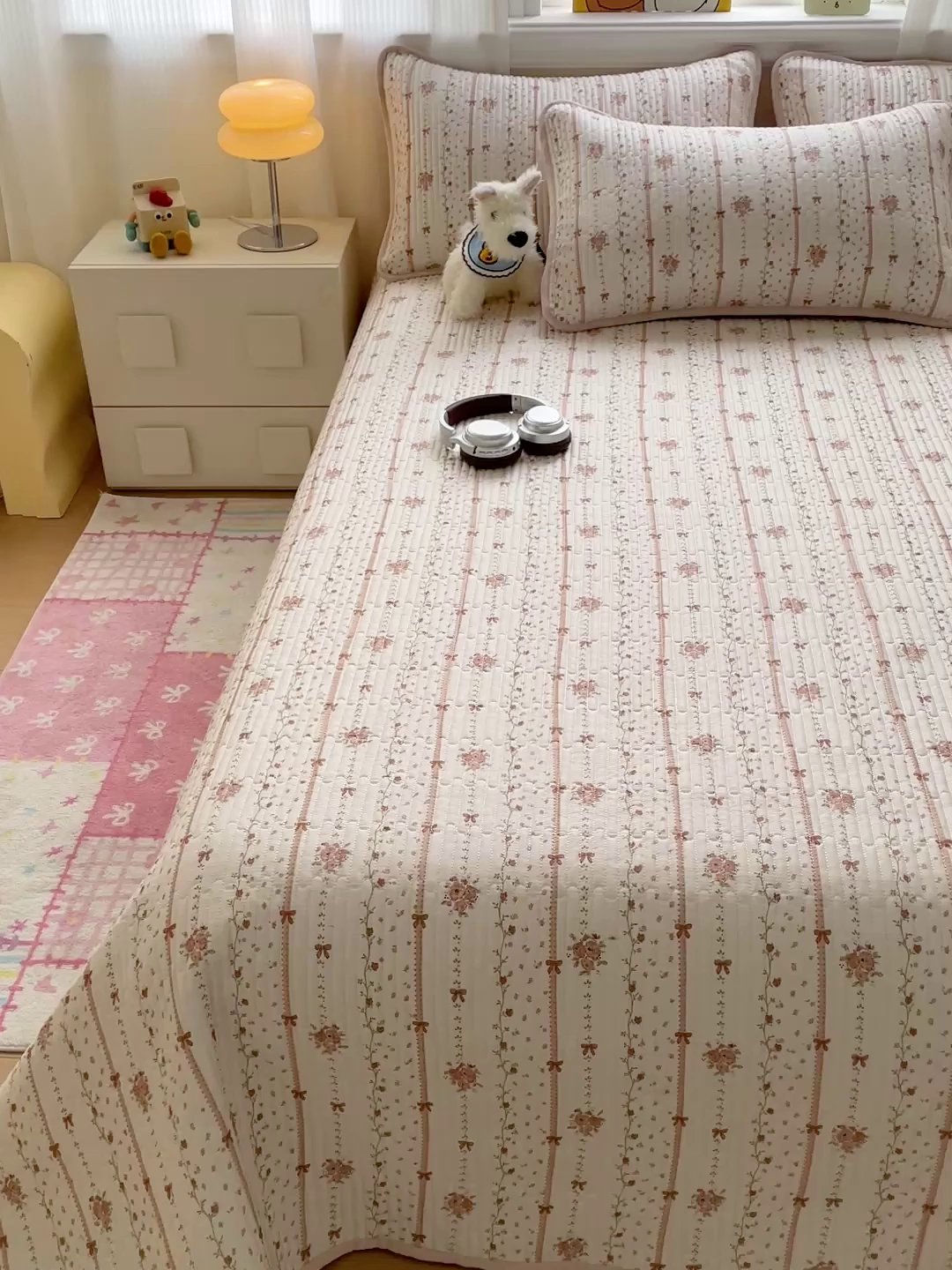 91家纺网 家纺一手货源 找家纺 恒尚居 2025新款莫代尔天丝夏季床盖印花夹棉床单三件套床褥垫-系列二 莫代尔-金色阳光