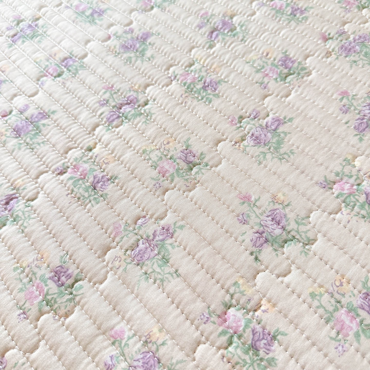 91家纺网 家纺一手货源 找家纺 恒尚居 2025新款莫代尔天丝夏季床盖印花夹棉床单三件套床褥垫-系列一 莫代尔-迷人花香