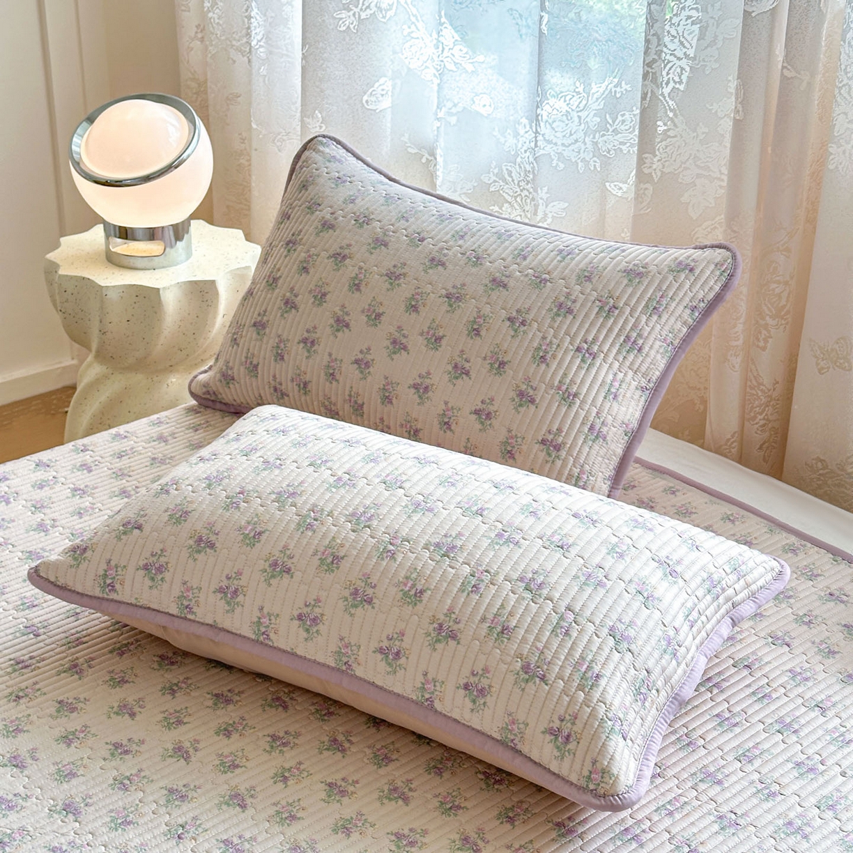 91家纺网 家纺一手货源 找家纺 恒尚居 2025新款莫代尔天丝夏季床盖印花夹棉床单三件套床褥垫-系列一 莫代尔-迷人花香