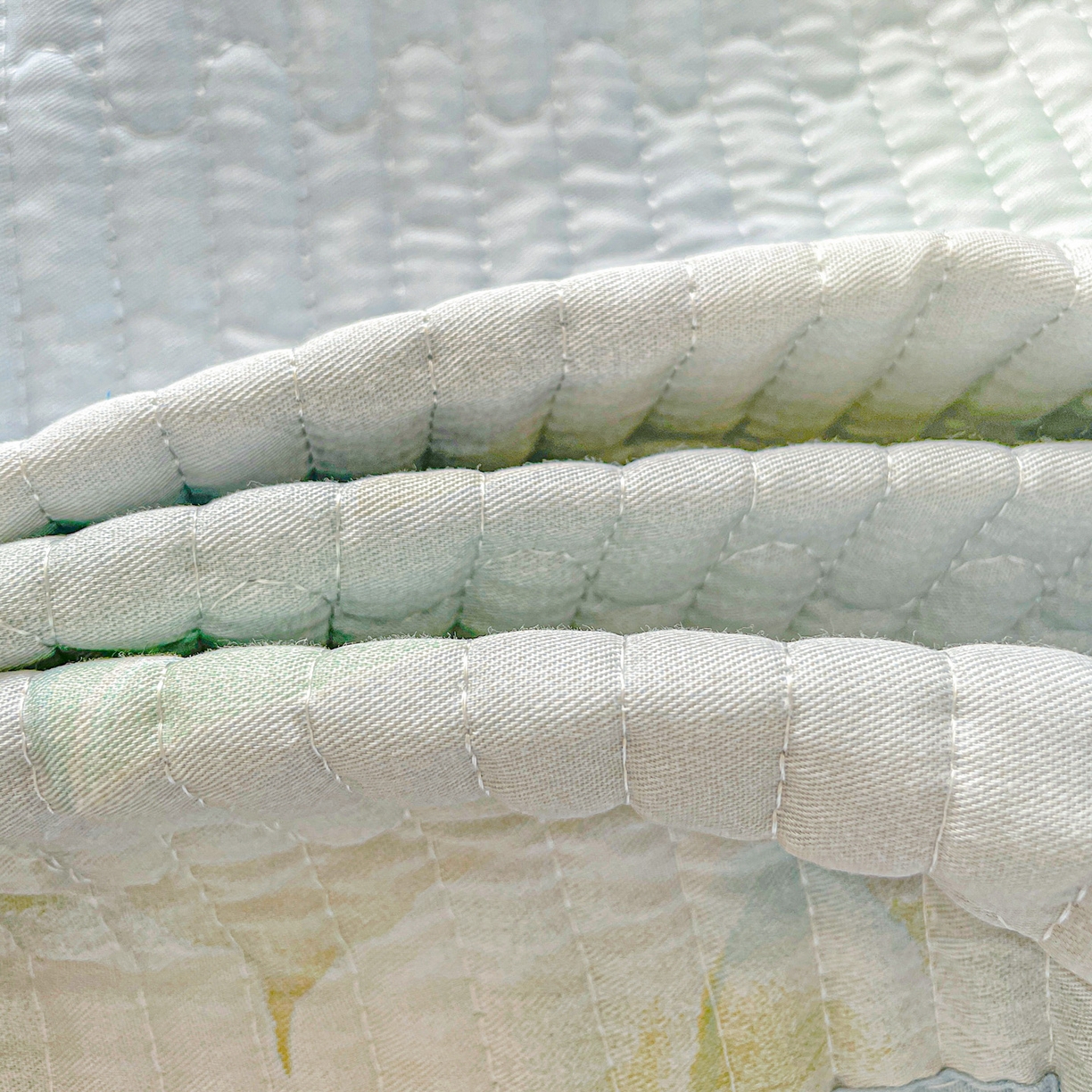 91家纺网 家纺一手货源 找家纺 恒尚居 2025新款莫代尔天丝夏季床盖印花夹棉床单三件套床褥垫-系列二 莫代尔-清凉一夏