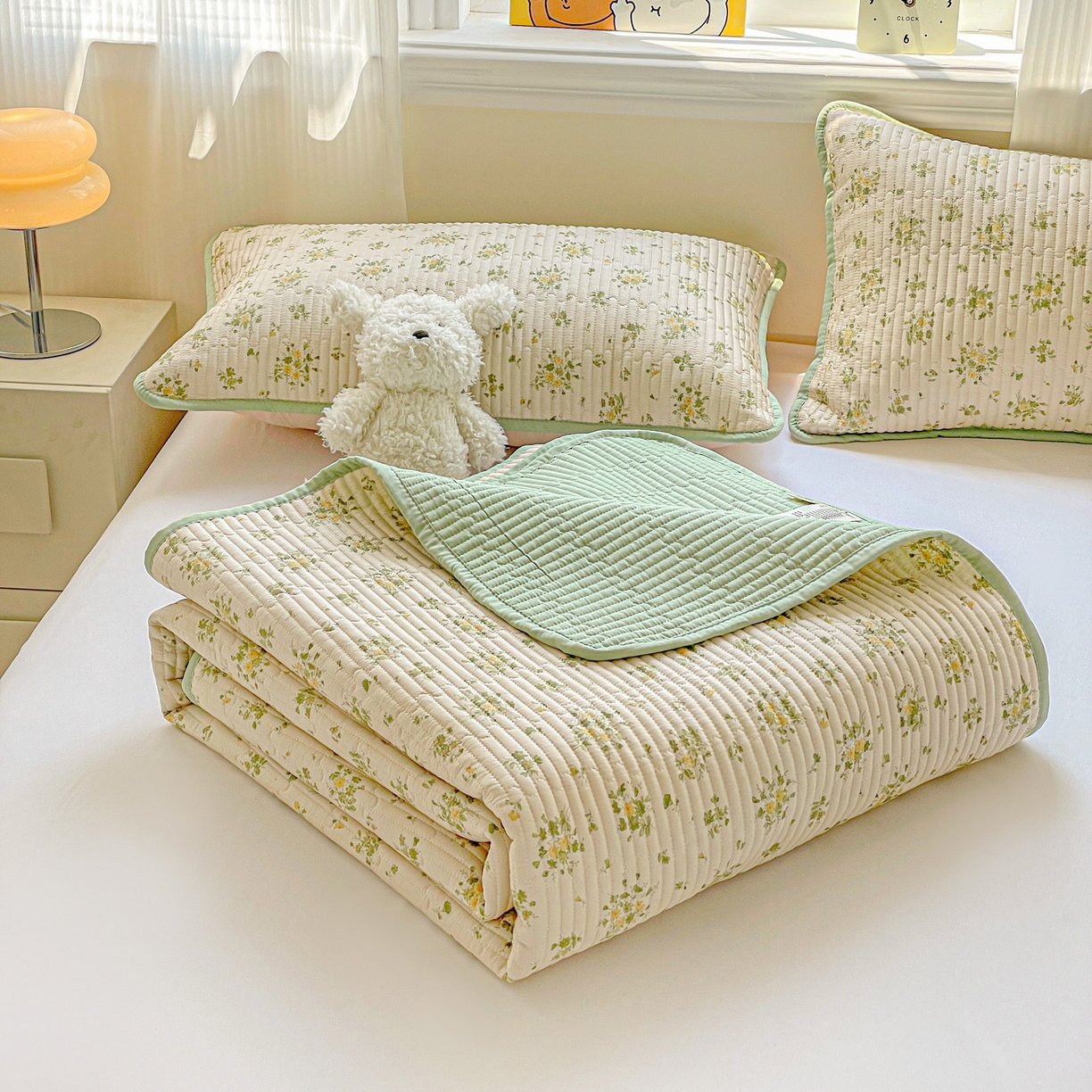 91家纺网 家纺一手货源 找家纺 恒尚居 2025新款莫代尔天丝夏季床盖印花夹棉床单三件套床褥垫-系列一 莫代尔-莫奈油画