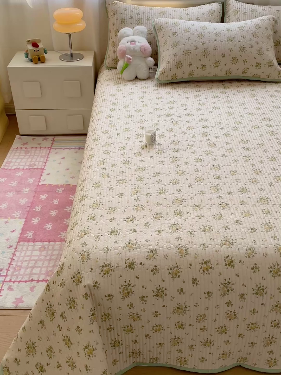 91家纺网 家纺一手货源 找家纺 恒尚居 2025新款莫代尔天丝夏季床盖印花夹棉床单三件套床褥垫-系列一 莫代尔-莫奈油画