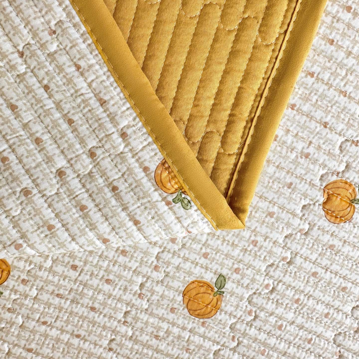 91家纺网 家纺一手货源 找家纺 恒尚居 2025新款莫代尔天丝夏季床盖印花夹棉床单三件套床褥垫-系列一 莫代尔-南瓜派