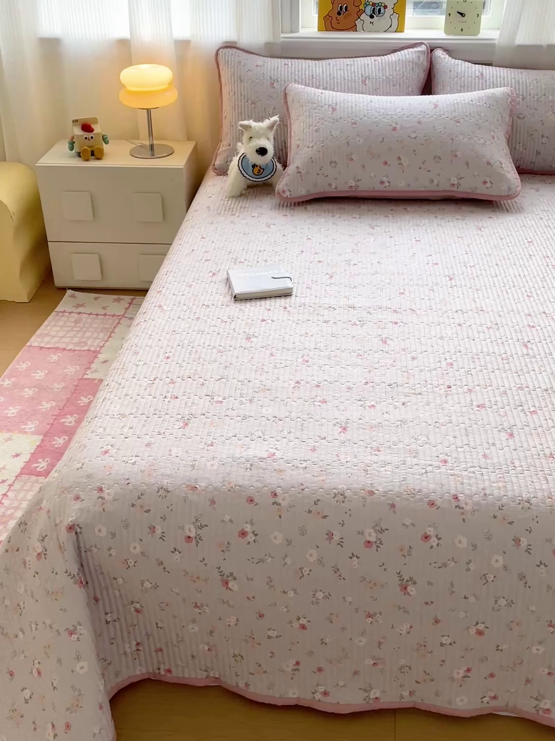 91家纺网 家纺一手货源 找家纺 恒尚居 2025新款莫代尔天丝夏季床盖印花夹棉床单三件套床褥垫-系列一 莫代尔-暖情