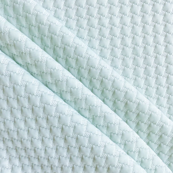 91家纺网 家纺一手货源 找家纺 千朵 2025新款冰豆豆绣花凉席 可乐猫咪