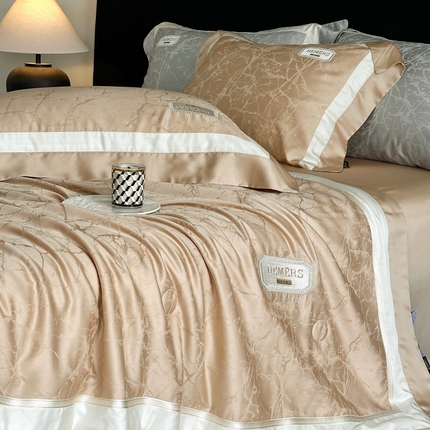 91家纺网 家纺一手货源 找家纺 （总）馨蕊家居 2025新款LF奥地利兰精天丝夏被-云瑾