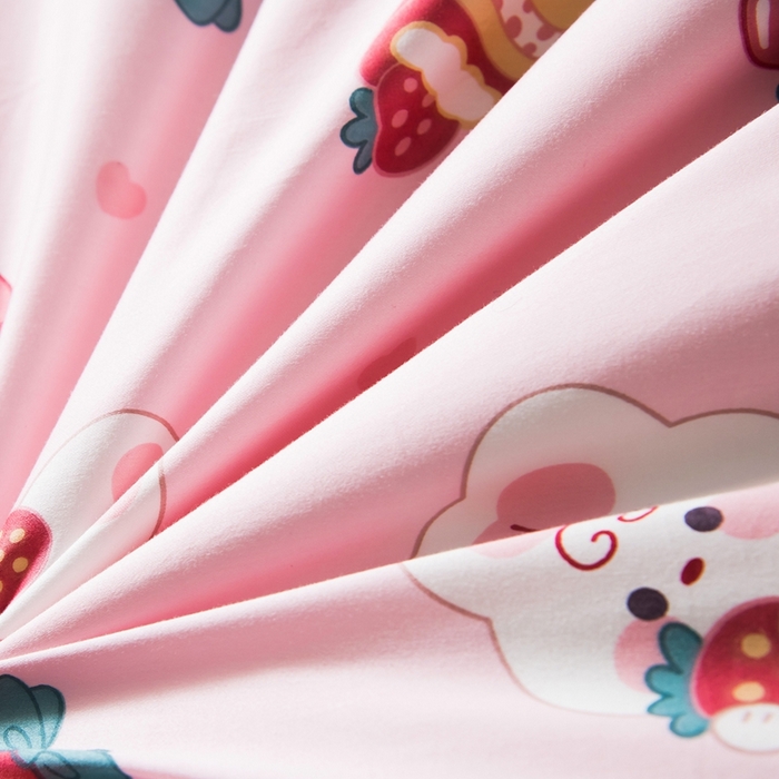 91家纺网 家纺一手货源 找家纺 鑫田家纺 婴幼儿蚕丝被100%桑蚕丝长丝全棉卡通幼儿园被芯夏被春秋被冬被  兔兔公主