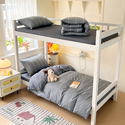 西引力 2025新款全棉印花学生宿舍三件套四件套 布鲁斯