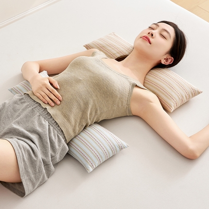 91家纺网 家纺一手货源 找家纺 （总）乐可 2025新款荞麦壳3D腰枕