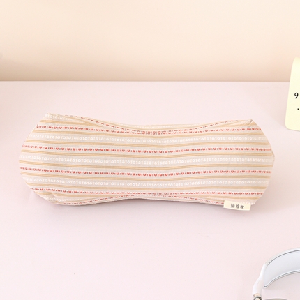 91家纺网 家纺一手货源 找家纺 （总）亦帆枕芯 2025春夏新款全棉纯棉三角颈椎枕菱形荞麦枕