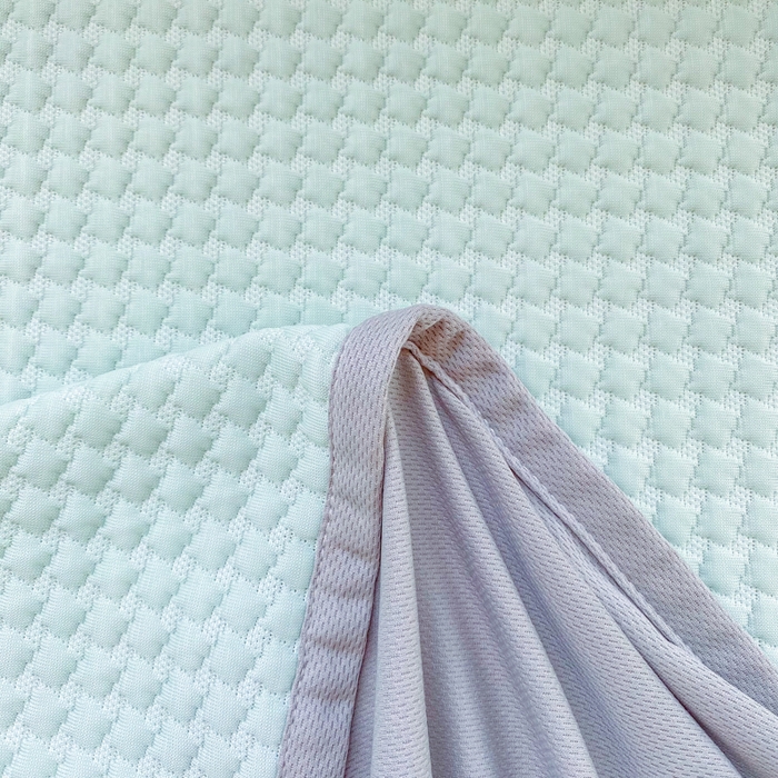 91家纺网 家纺一手货源 找家纺 千朵 2025新款冰豆豆绣花凉席 可乐猫咪