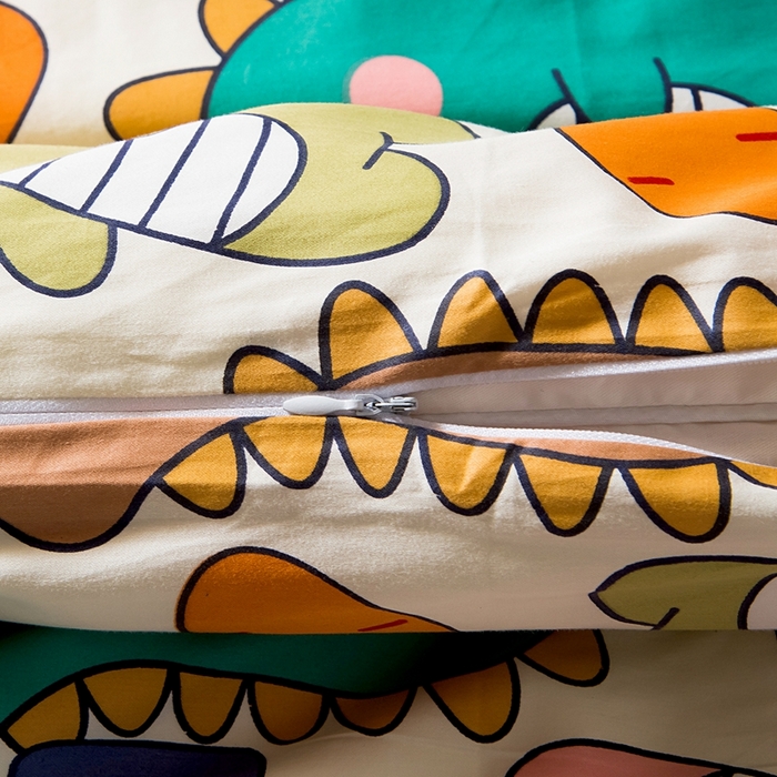 91家纺网 家纺一手货源 找家纺 鑫田家纺 婴幼儿蚕丝被100%桑蚕丝长丝全棉卡通幼儿园被芯夏被春秋被冬被  吃货小恐龙