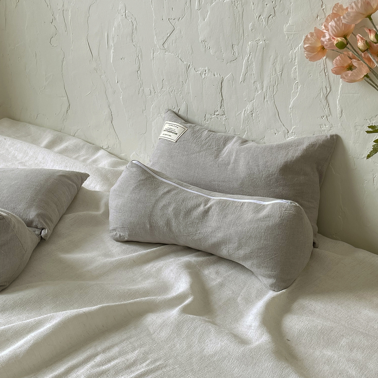 91家纺网 家纺一手货源 找家纺 （总）番茄+ 2025新款三角牵引组合枕棉麻荞麦枕