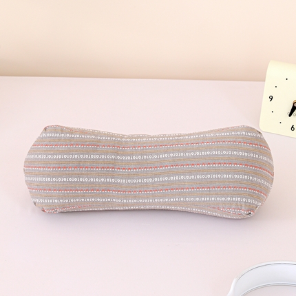 91家纺网 家纺一手货源 找家纺 （总）亦帆枕芯 2025春夏新款全棉纯棉三角颈椎枕菱形荞麦枕