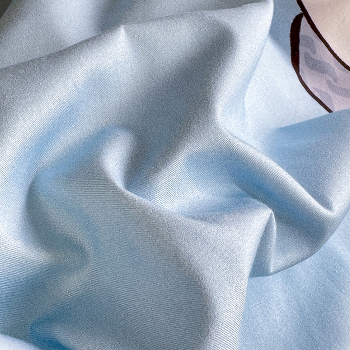 91家纺网 家纺一手货源 找家纺 新方向 2025新款全棉长绒棉纯棉数码印花卡通三件套四件套-小熊比尔 小熊比尔-蓝