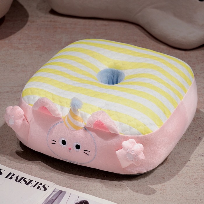 91家纺网 家纺一手货源 找家纺 （总）仟亿莱 2025新款小手大开冰豆豆双面蒲团坐垫