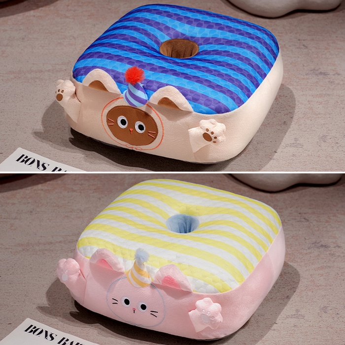 91家纺网 家纺一手货源 找家纺 （总）仟亿莱 2025新款小手大开冰豆豆双面蒲团坐垫